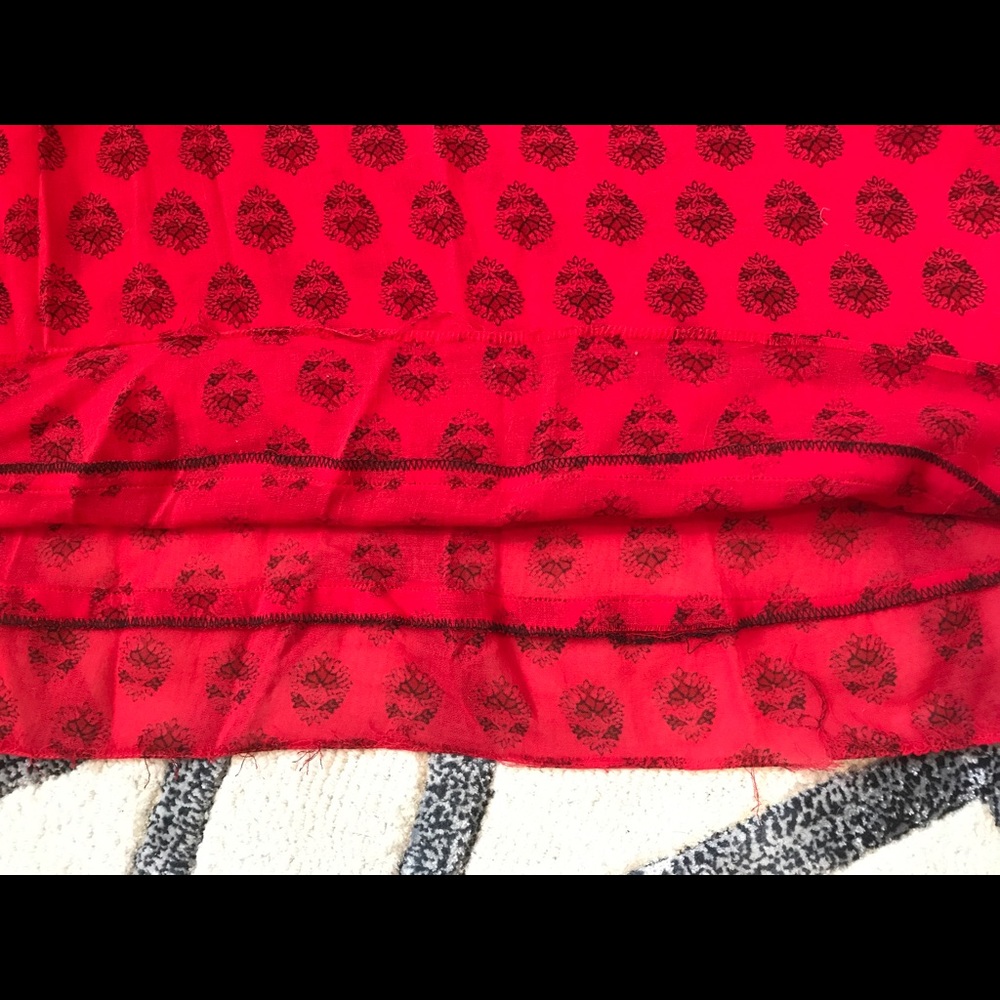 Madewell Red Maxi Dress - Picture 8 of 13